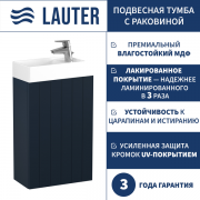 Тумба с умывальником Lauter Amelia 40 (гранатовый п/мат) Тумба с умывальником Lauter Amelia 40 (гранатовый п/мат)