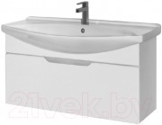 Тумба под умывальник Dreja Laguna 105 99.0104 (белый глянец)