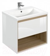 Тумба с умывальником Cersanit Louna 60 (белый) Тумба с умывальником Cersanit Louna 60 (белый)