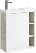 Тумба с умывальником Aqwella Alba ALB0106LLS + ALB0706WM