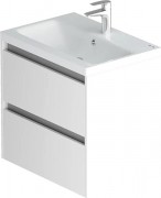 Тумба с умывальником AM.PM Pulse M91-FHX0602-WCC0602WG (белый глянцевый/графитовый) Тумба с умывальником AM.PM Pulse M91-FHX0602-WCC0602WG (белый глянцевый/графитовый)