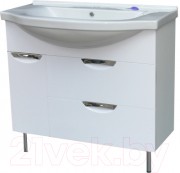 Тумба под умывальник СанитаМебель Эмили-601.900 (белый) Тумба под умывальник СанитаМебель Эмили-601.900 (белый)