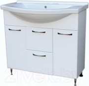 Тумба под умывальник СанитаМебель Камелия-69.51к Д2 (белый) Тумба под умывальник СанитаМебель Камелия-69.51к Д2 (белый)