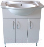 Тумба под умывальник СанитаМебель Камелия-67 Д2 (белый) Тумба под умывальник СанитаМебель Камелия-67 Д2 (белый)