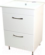 Тумба под умывальник СанитаМебель Камелия-64.79 Д2 (белый) Тумба под умывальник СанитаМебель Камелия-64.79 Д2 (белый)