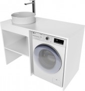 Тумба под умывальник ЗОВ Стамбул 120 S120LWP0LWPWM (белый) Тумба под умывальник ЗОВ Стамбул 120 S120LWP0LWPWM (белый)