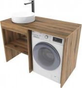 Тумба под умывальник ЗОВ Стамбул 120 S120LAW0LAWWM (аттик) Тумба под умывальник ЗОВ Стамбул 120 S120LAW0LAWWM (аттик)