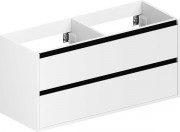 Тумба под умывальник ЗОВ Парма 120 P120LWP0MWMC1B (белый матовый)