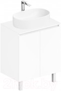 Тумба под умывальник ЗОВ M80LW0LWS-LDSPW (белый) Тумба под умывальник ЗОВ M80LW0LWS-LDSPW (белый)