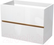 Тумба под умывальник ЗОВ Лира 80 L80MW0MWGVG (белый глянец)