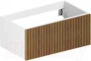 Тумба под умывальник ЗОВ Кито 80 K80LW0MRM (белый/тростник)