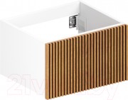Тумба под умывальник ЗОВ Кито 50 K50LW0MRMC (белый/тростник) Тумба под умывальник ЗОВ Кито 50 K50LW0MRMC (белый/тростник)