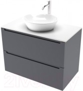 Тумба под умывальник ЗОВ Дион 70 D70LAFM7015MKV5-KP13W (графит матовый) Тумба под умывальник ЗОВ Дион 70 D70LAFM7015MKV5-KP13W (графит матовый)