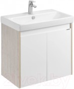 Тумба под умывальник Акватон Сканди Doors 70 1A278901SDB20 (белый/дуб верона)