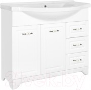 Тумба под умывальник Style Line Олеандр-2 100 3 ящика (для классической раковины)