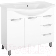 Тумба под умывальник Style Line Жасмин 100 3 ящика (для классической раковины)