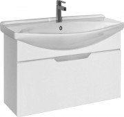 Тумба под умывальник Dreja LAGUNA 65 99.0101 (подвесная, белый глянец)