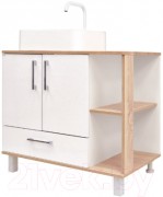 Тумба под умывальник Doratiz Гавайи 80 9908.184 (белый/дуб сонома) Тумба под умывальник Doratiz Гавайи 80 9908.184 (белый/дуб сонома)