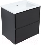 Тумба под умывальник Aquanet Милан 65 306379 (черный глянец) Тумба под умывальник Aquanet Милан 65 306379 (черный глянец)