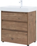 Тумба под умывальник Aquanet Nova Lite 75 302474 (дуб рустикальный)