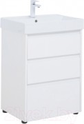 Тумба под умывальник Aquanet Nova Lite 60 302469 (белый глянец)