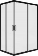 Душевой уголок Метакам Universal Pro Black 120x80 стекла прозрачные, профиль черный Душевой уголок Метакам Universal Pro Black 120x80 стекла прозрачные, профиль черный