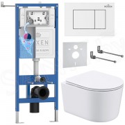Комплект инсталляции 6 в 1 Roxen StounFix Dual Fresh 969019 с аромадозатором Комплект инсталляции 6 в 1 Roxen StounFix Dual Fresh 969019 с аромадозатором
