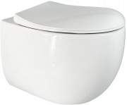 Унитаз подвесной Roxen Egg 530170-01 37x50 с сиденьем дюропласт SoftClose Унитаз подвесной Roxen Egg 530170-01 37x50 с сиденьем дюропласт SoftClose