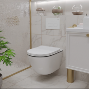 Унитаз подвесной Roxen Antares Black 530110-01B 37x48 с сиденьем дюропласт SoftClose Унитаз подвесной Roxen Antares Black 530110-01B 37x48 с сиденьем дюропласт SoftClose