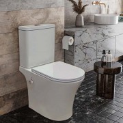 Унитаз напольный Roxen Urban Bidet 600190-01X белый SoftClose Унитаз напольный Roxen Urban Bidet 600190-01X белый SoftClose