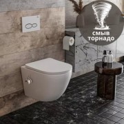 Унитаз подвесной Roxen Antares Bidet Tornado 530185-01XT 36,5x48,5 с функцией биде, сиденье Duroplast, Soft Close Унитаз подвесной Roxen Antares Bidet Tornado 530185-01XT 36,5x48,5 с функцией биде, сиденье Duroplast, Soft Close