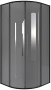Душевой уголок Niagara NG-2827-34BLACK 100x100x195 (черный матовый/тонированное стекло)
