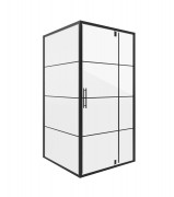 Душевой уголок Niagara Nova NG-0280-08 Black 80x80 Душевой уголок Niagara Nova NG-0280-08 Black 80x80