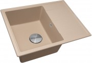 Мойка кухонная с сифоном ZORG Rock 65 PREMIUM beige бежевый Мойка кухонная с сифоном ZORG Rock 65 PREMIUM beige бежевый