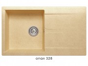Мойка кухонная Polygran Gals 860 №328 опал Мойка кухонная Polygran Gals 860 №328 опал