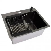 Мойка кухонная Wisent WS-35040B PVD Графит Мойка кухонная Wisent WS-35040B PVD Графит
