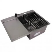 Мойка кухонная Wisent WS-36550B Графит