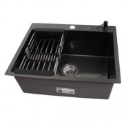 Мойка кухонная Wisent 37050BD PVD Decor Графит Мойка кухонная Wisent 37050BD PVD Decor Графит