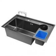 Мойка кухонная Wisent WM37850B графит Мойка кухонная Wisent WM37850B графит