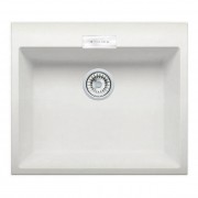 Мойка кухонная Polygran Tolero 580 белый хлопок №36 Мойка кухонная Polygran Tolero 580 белый хлопок №36