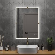 Зеркало Roxen Cler 60x80 с сенсорным управлением Зеркало Roxen Cler 60x80 с сенсорным управлением