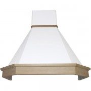 Вытяжка купольная Elikor Камин Грань 90П-650-П3Л (бежевый/дуб неокрашенный)