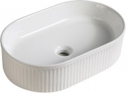 Умывальник накладной Roxen Royal Oval 570170 50x32 белый глянец Умывальник накладной Roxen Royal Oval 570170 50x32 белый глянец