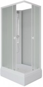 Душевая кабина Niagara Promo P110/80/26Q/MT/BK 110x80 без крыши, стекла матовые, профиль белый Душевая кабина Niagara Promo P110/80/26Q/MT/BK 110x80 без крыши, стекла матовые, профиль белый