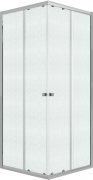 Душевой уголок Niagara Eco NG-1010-14QMT 100x100 стекла матовые, профиль хром