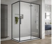 Душевой уголок Vincea Slim-U VSR-2SU9012CLB 120x90 прозрачное стекло / профиль черный матовый Душевой уголок Vincea Slim-U VSR-2SU9012CLB 120x90 прозрачное стекло / профиль черный матовый