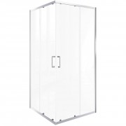 Душевой уголок GoodDoor LITE CR-80-C-CH 80x80 прозрачное стекло / профиль хром