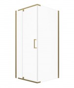 Душевой уголок Triton Терра Золото А1 90x90 стекло прозрачное, профиль золото