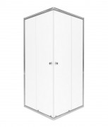 Душевой уголок Тритон Вента Хром А1 80x80 стекла вельвет, профиль хром