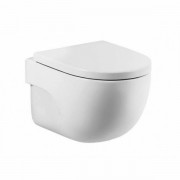 Унитаз подвесной Roca Meridian Rimless Compacto 346244000 + ZRU9307606 36x48 сиденье Duroplast